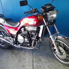 HONDA VF750セイバー 赤 車検R8/8月 エンジン始動...