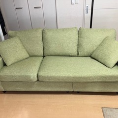 ソファ 3人 グリーン