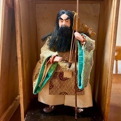 武者人形2体セットの画像