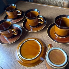 【大幅値下げ】昭和レトロ　カップ&ソーサーの画像