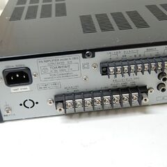 ④ ジャンク扱い TOA PAアンプ A-1803 ブラック 通電のみ確認 パワーアンプ オーディオ スタジオ 札幌市 清田区 平岡の画像