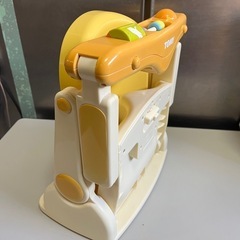 Tomy たためるバスチェア 3ヶ月〜2才頃用 折りたたみ式 ベビー用品　チェア 組立不要 クリーニング済 箱入り 中古品 ①の画像