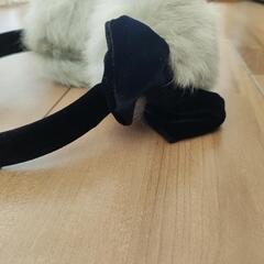 耳当て　リボンの画像