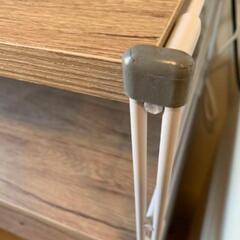 ※まだ募集してます(分解ずみ)山善　YAMAZEN ウッドシェルフ　4段の画像