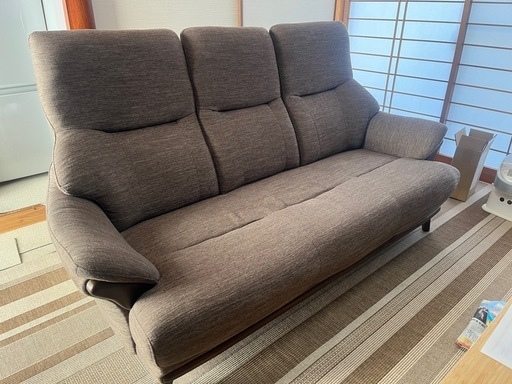 ニトリ 3人掛けソファ コウテイ3 BE Ｎシールド 楽天市場】3人掛け ソファ (コウテイ3 LT) ニトリ 【配送員設置商品