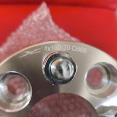 ワイドトレッドスペーサー 20mm ワイトレPCD 100mm 4穴 ホイール スベーサー100-4H-P1.5-20mm 2枚セットの画像