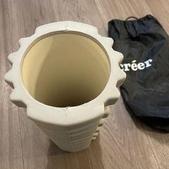 筋膜ローラー ストレッチポール グレー 収納袋付きの画像