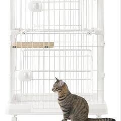 お話し合い中！2段キャットケージセット