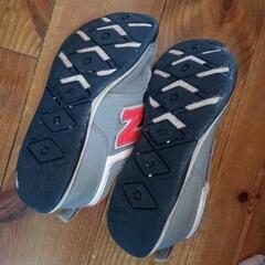 New Balance 子供 靴 スニーカー カラフル 20センチの画像
