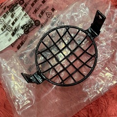 モンキーヘッドライト用アイロンプロテクターブラックの画像