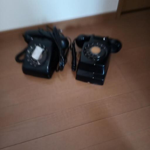 レトロ　黒電話（合わせて）