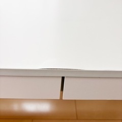 白　机　オフィス　サンワ　120cmの画像