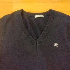 【中古】近畿大学附属中学・高校制服 ベスト　サイズLLの画像