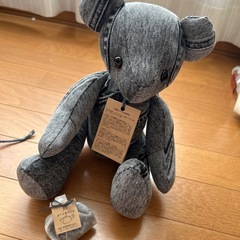 手作りデニム　テディベア