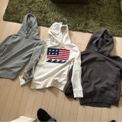 プルオーバーパーカー　3枚セット