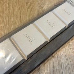 新品未開封　珪藻土調湿剤　ソイル　ブロック　ホワイトの画像