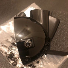 モンキーヘッドライトケースメーター穴ありブラックの画像