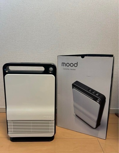 (受付停止中)mood 人感センサー付 電気セラミックヒーター