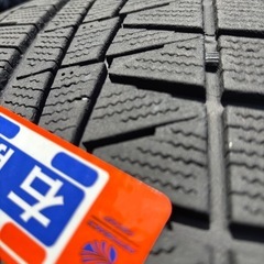 [取引完了]BMW3シリーズ 
ブラックホイール(スタッドレス付き)4本セットの画像