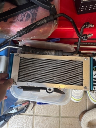 ゼファー400用　オイルクーラー