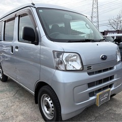 【支払総額10.8万円】h26年式サンバーバン（ハイゼットカーゴ）車検令和8年3月機関良好5速MT4WD タイヤバリ山 不具合無し PW キーレスの画像
