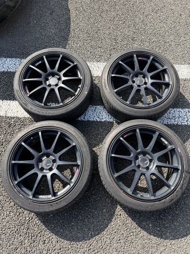 [再値下げ]タナベホイール　SSR GTV02 18インチ PCD100 5H タイヤ