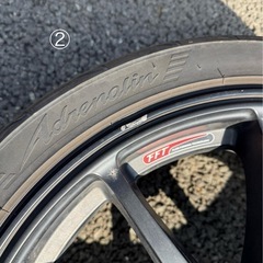 [再値下げ]タナベホイール　SSR GTV02 18インチ PCD100 5H タイヤの画像