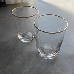 グラス2個セットHazel glass blur ショート