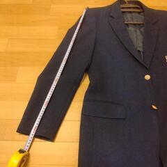 【中古】近畿大学附属中学・高校制服 男子ブレザー 　サイズ175？ 袖長62センチの画像