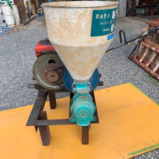ヤンマー発動機と国光製粉機 稼動品
