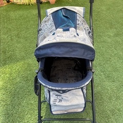 【美品】スヌーピーペットカート小型犬２匹利用可　４万ほどで購入　...