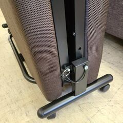 J6564　NITORI　ニトリ　折りたたみベッド　レビン２　ブラウン　クリーニング済み　【リユースのサカイ柏店】　参考価格14,990円の画像