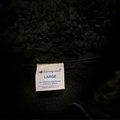 Champion チャンピオン ボアジャケット ブラック  Lの画像