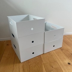 (取引中)無印良品　総額11,000円以上！　ポリプロピレン　収納ボックス　計14点　の画像