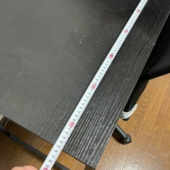 ラック付パソコンデスク　黒の画像