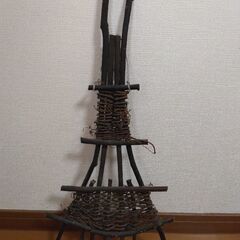 壁掛け木製オブジェ