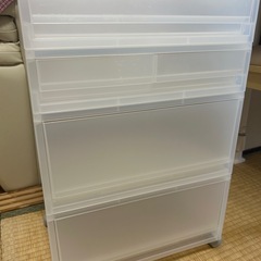 ポリプロピレン　小物収納ケース　ワイド　引き出し　深型　朝型　キ...