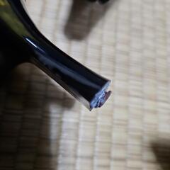 ベロア調ニーハイブーツの画像