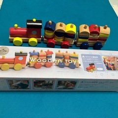 積み木の機関車(2歳以上)の画像
