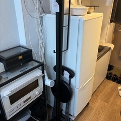 新品未使用✨山崎実業tower折り畳み 室内物干し ブラック  使用時：約W175×D25×H160cm タワー tower 洗濯物干し コンパクト
に収納できる 組み立て簡単 の画像
