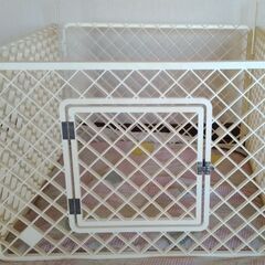 受付一時停止　ペット用サークル　1月末まで