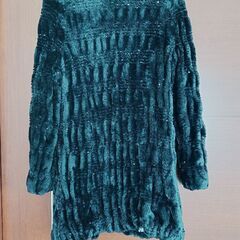 Ciu ciu　レトロ風コート　モコモコボリュームコート　usedの画像