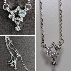 スターラインストーンネックレス（新品）在庫数2の画像