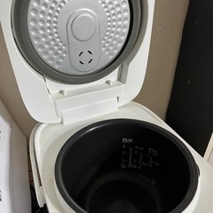 【本日ラスト】TOSHIBA東芝☆IHジャー炊飯器（3合炊き）RC-5XL-W 2019年製の画像