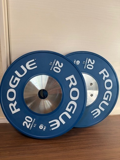 rogueバンパープレート20kg② ROGUE KG コンペティションバンパープレート IWF公認品 — MBC