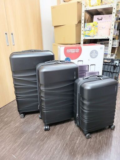 【店頭引き取り限定】アメリカンツーリスターTranquil 3P スーツケースセット