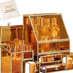 美原店　新品 Coralhouse 化粧品収納ボックス コスメ収...