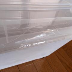 衣装ケース　コロ付収納BOX深型の画像