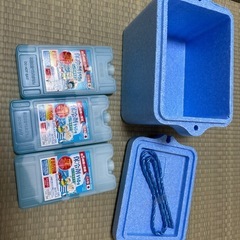 釣り　新品保温ケース　保冷剤×3付き