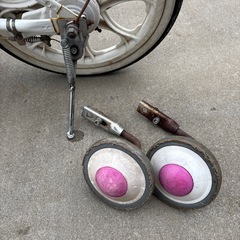 【値下げ】幼児用補助輪付き自転車の画像